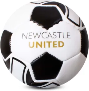 Newcastle United 4 Inch Mini Soft Football - White