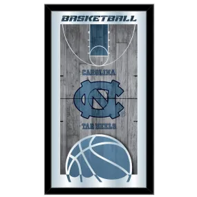 North Carolina Tar Heels HBS Basketball Framed Hang Glass Wall Mirror (26"x15")