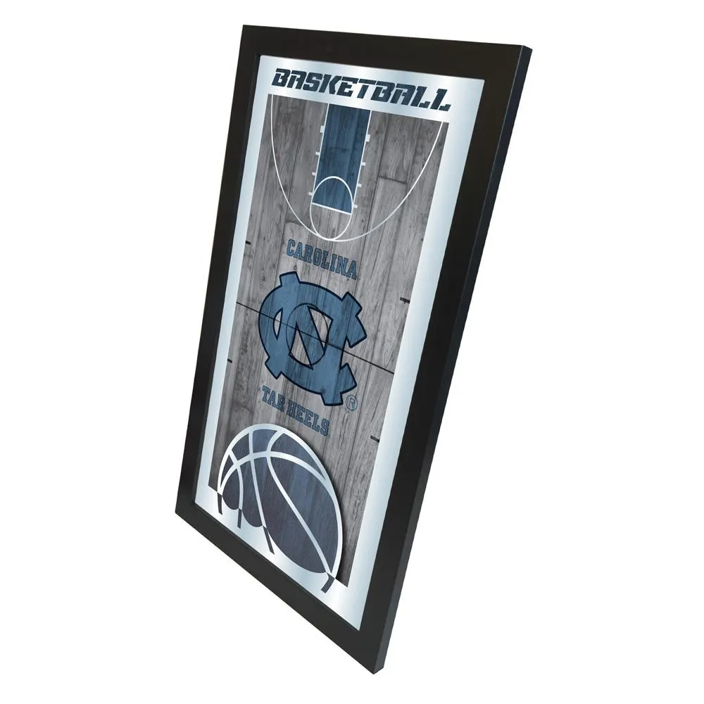 North Carolina Tar Heels HBS Basketball Framed Hang Glass Wall Mirror (26"x15")