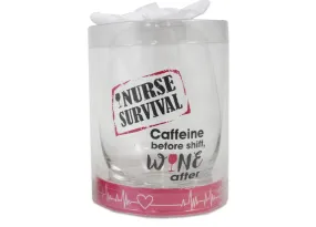 Nurse Wine Glass