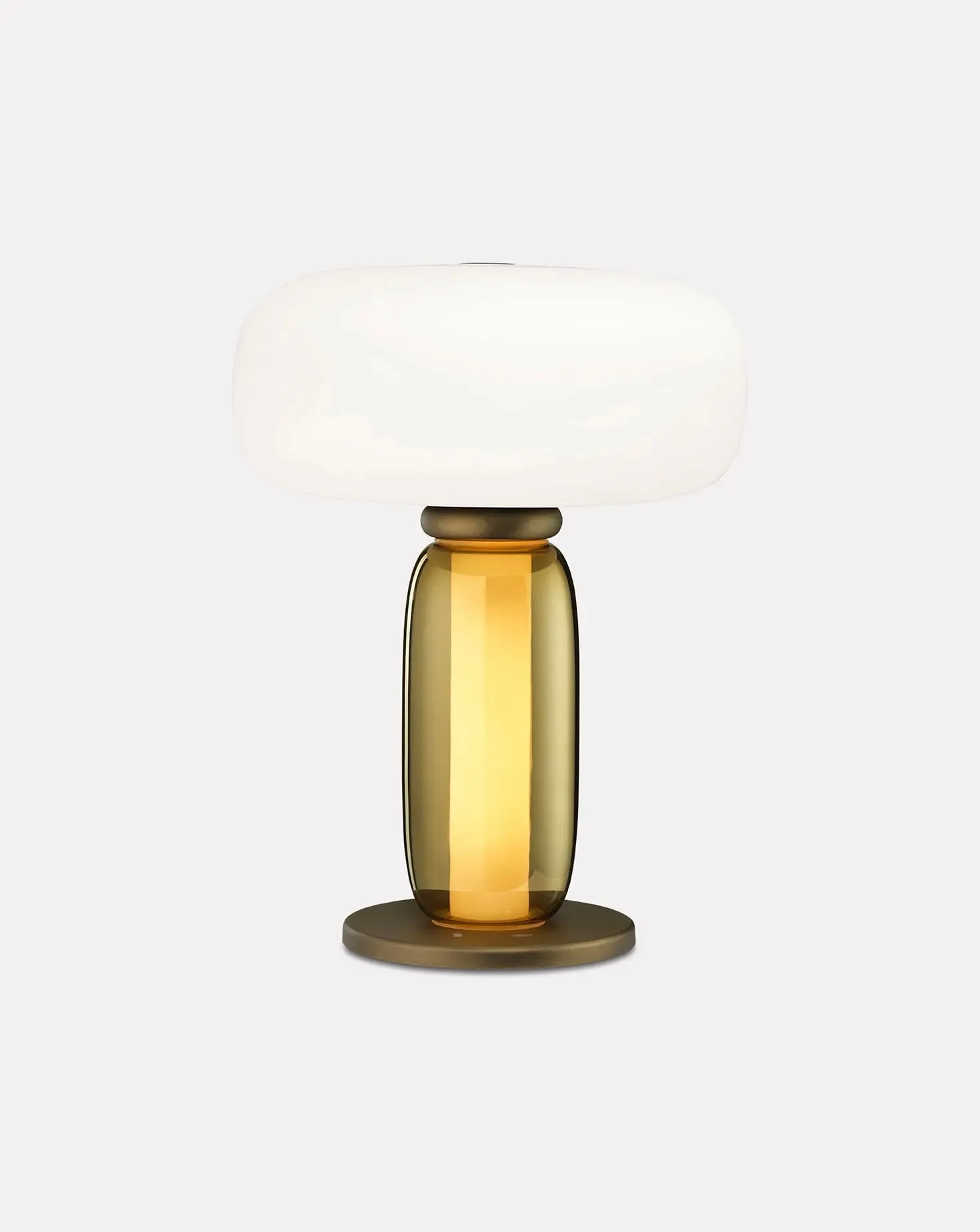 One on One Burnished Brass Table Lamp