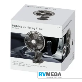 Oscillating Fan with Clamp 6"