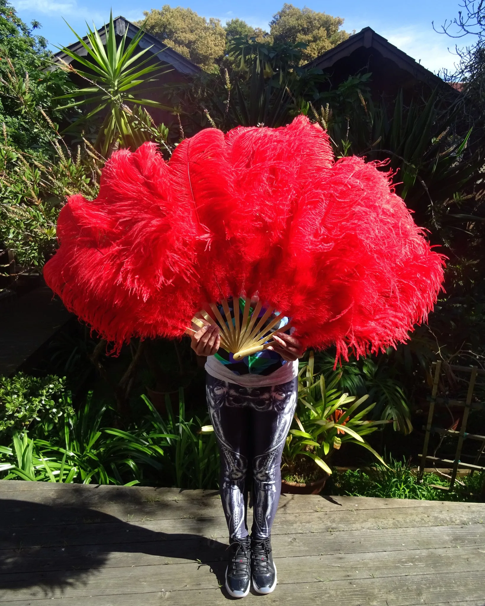 Ostrich Feather Fans