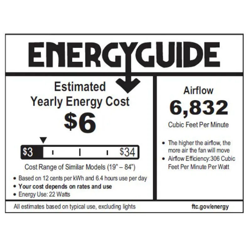 Oxygen 3-100 Cosmo 70" Ceiling Fan