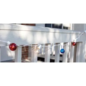 Patriotic Patio Lights 10ct 9ft