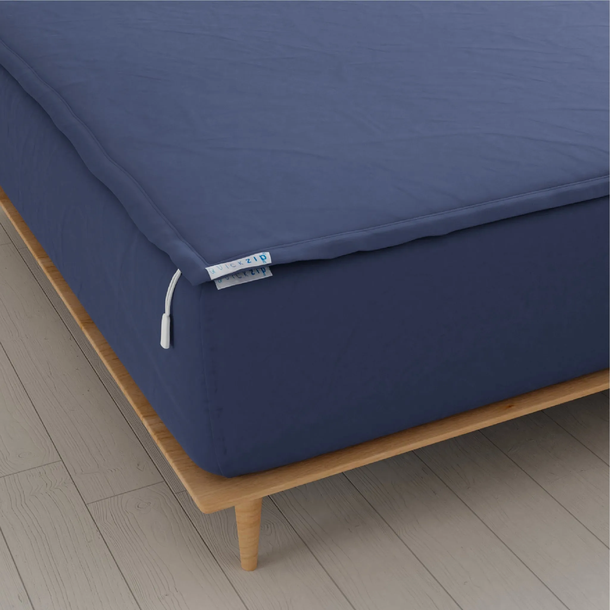 Percale Fitted Sheet (Base   Zip Sheet ) - Cal Twin