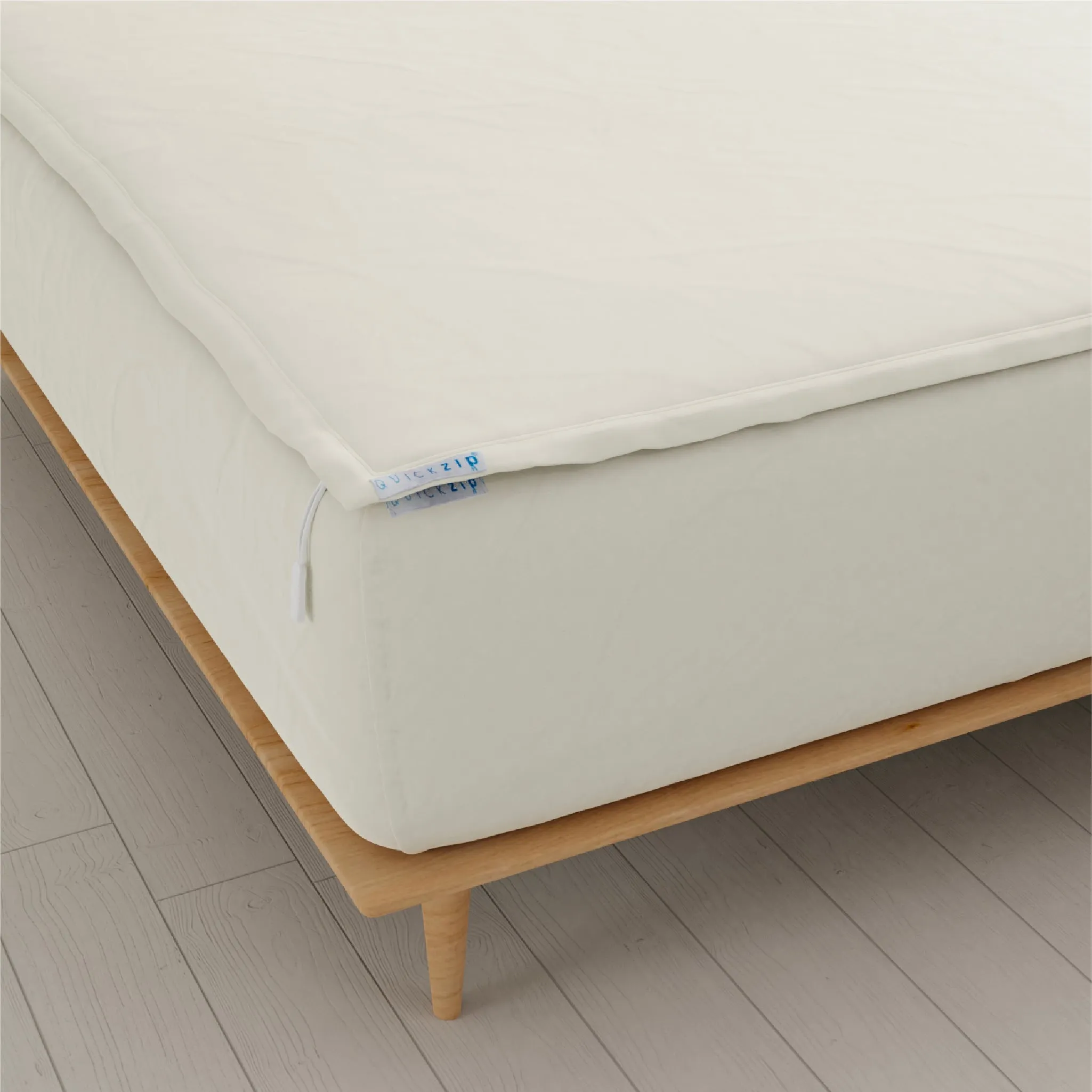 Percale Fitted Sheet (Base   Zip Sheet ) - Cal Twin