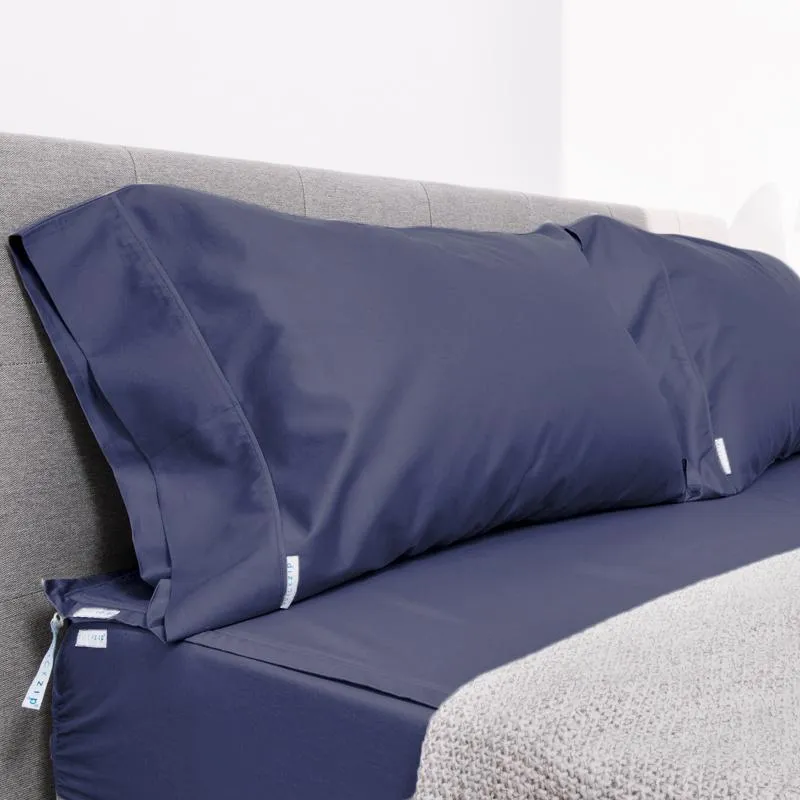 Percale Fitted Sheet (Base   Zip Sheet ) - Cal Twin