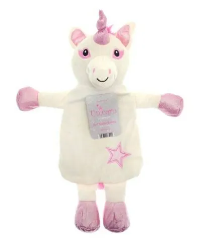 Personalised Unicorn Hot Water Bottle Novelty Design 1 (L)