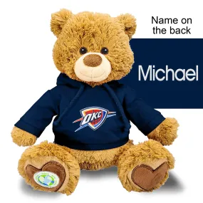 Personalized Oklahoma City Thunder 10" Plush Bear 2