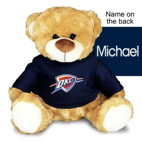 Personalized Oklahoma City Thunder 10" Plush Bear