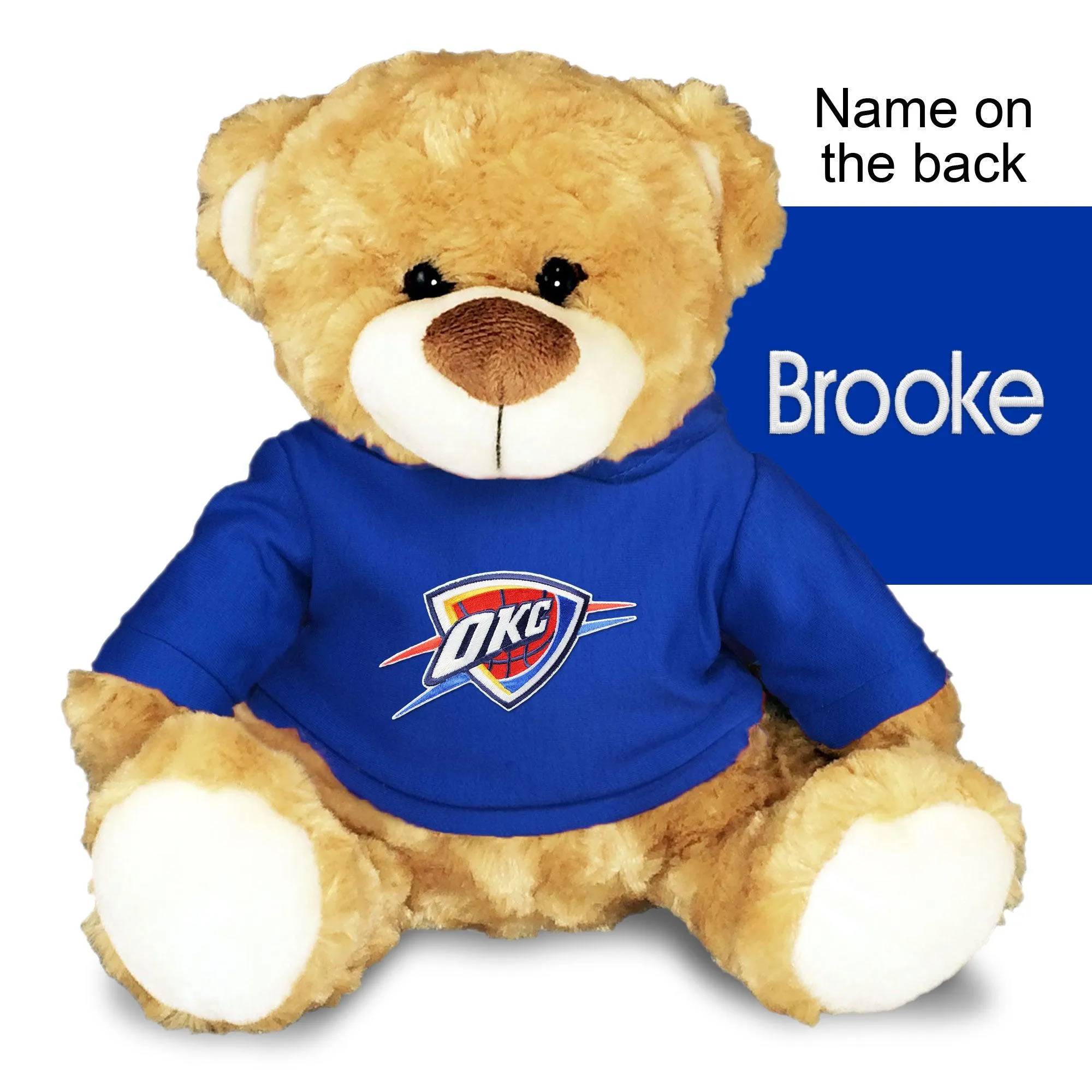 Personalized Oklahoma City Thunder 10" Plush Bear