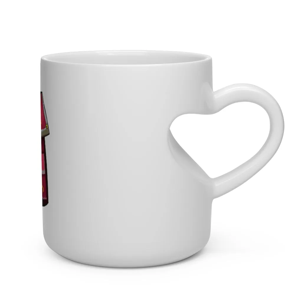 Pink Bag Heart Shape Mug