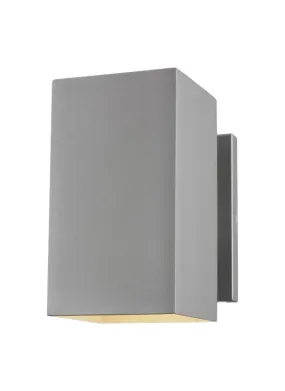 Pohl Collection - Medium One Light Outdoor Wall Lantern | Finish: Painted Brushed Nickel - 8731701EN3-753