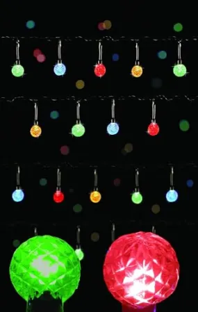 Premier 100 Multi-Action Multi LED Faceted Christmas Lights LV111156M