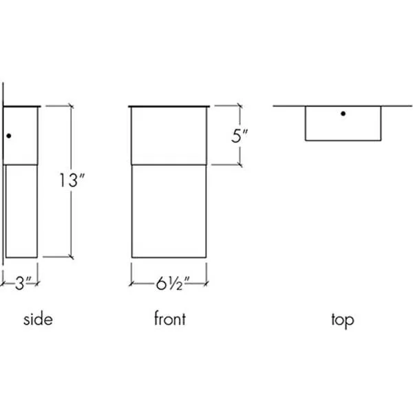 Profiles 19419 Indoor/Outdoor Sconce By Ultralights Lighting