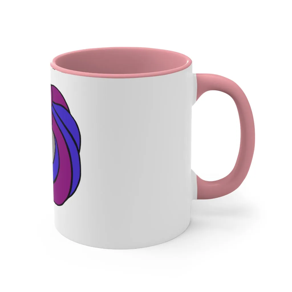 Purple Blue Unicorn Accent Coffee Mug, 11oz