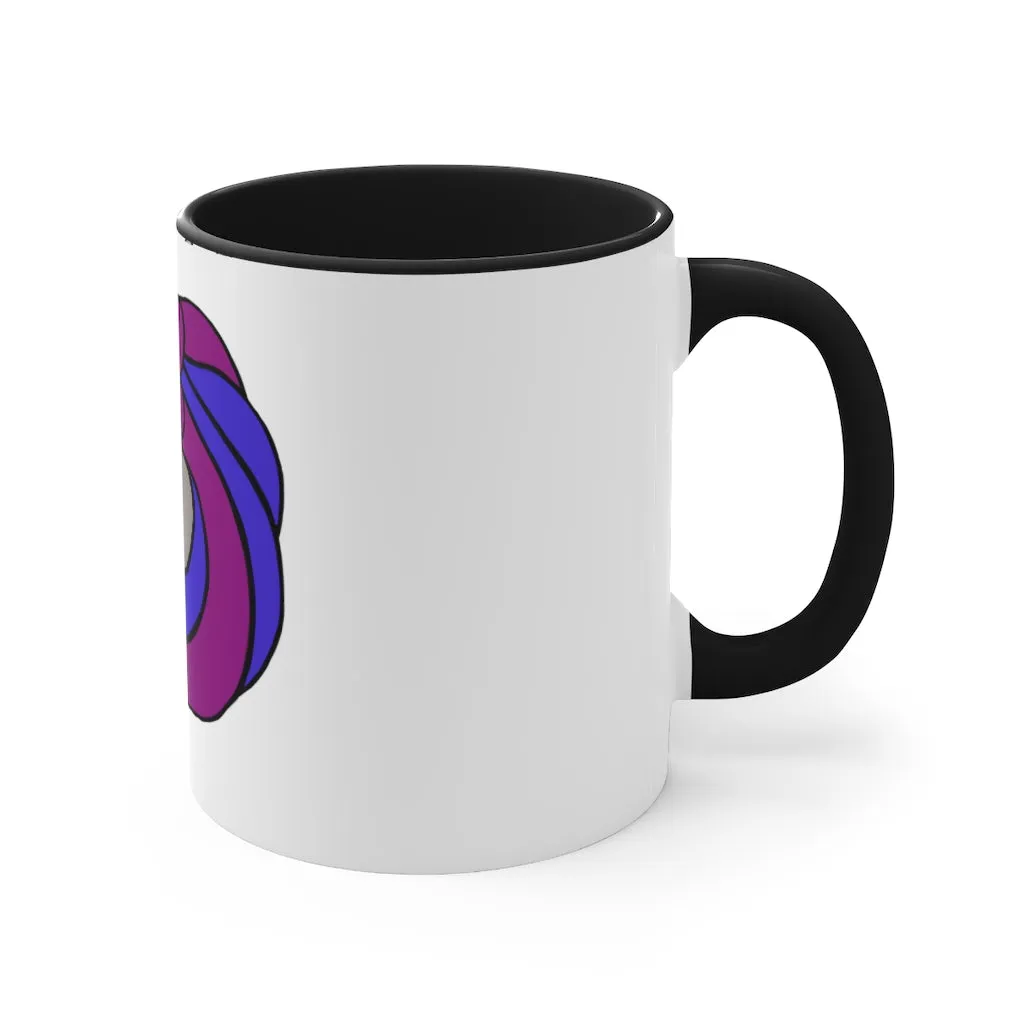 Purple Blue Unicorn Accent Coffee Mug, 11oz