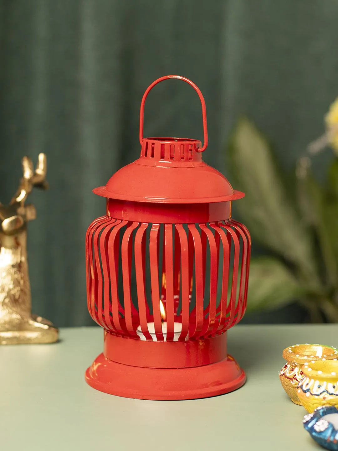 Red Hanging Mignon Lantern