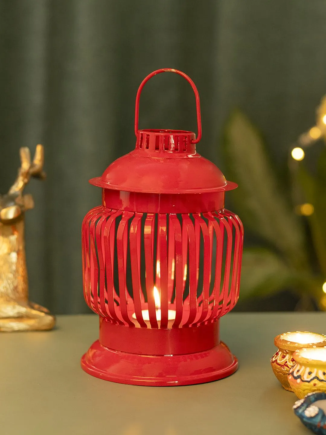 Red Hanging Mignon Lantern