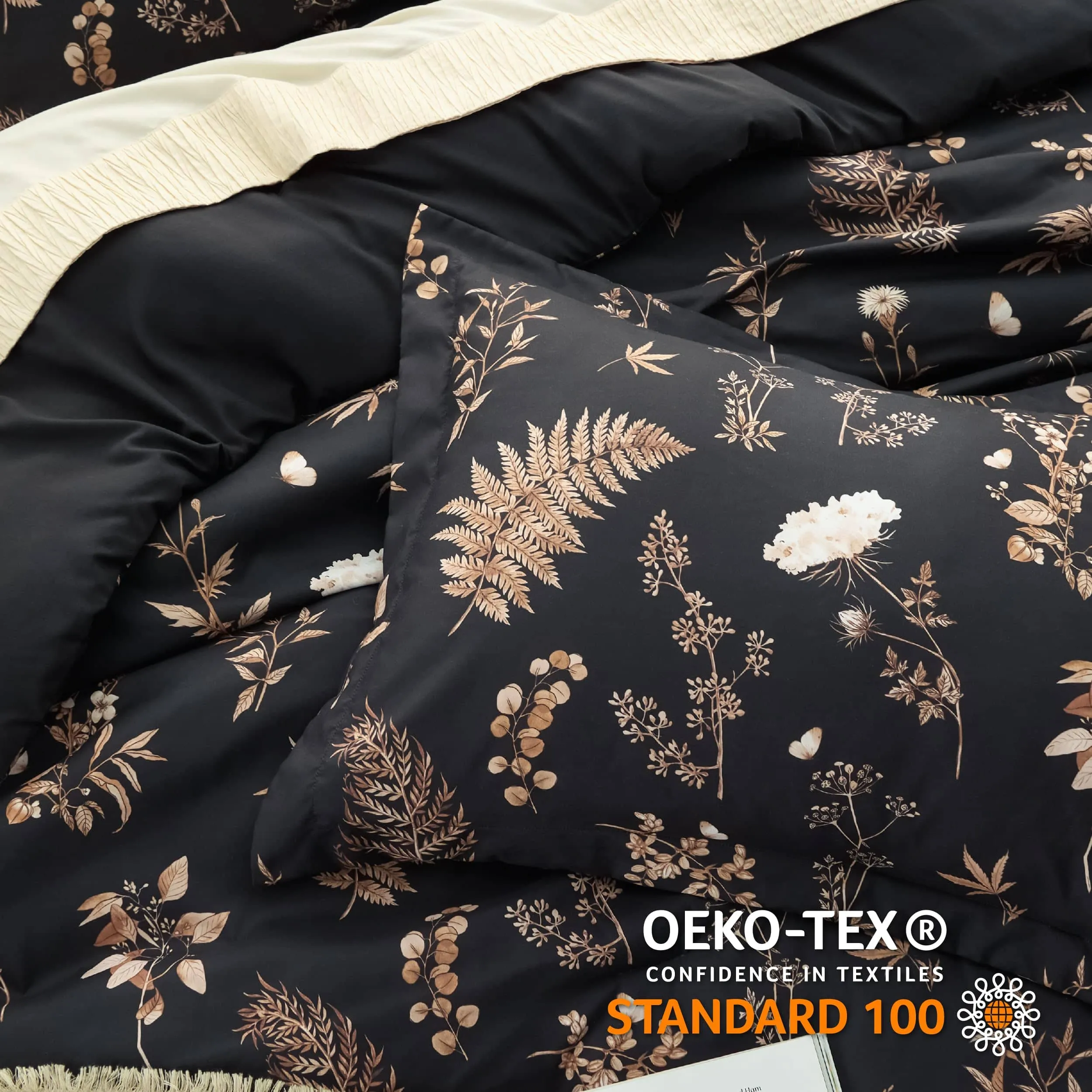 Retro Botanical Comforter Set