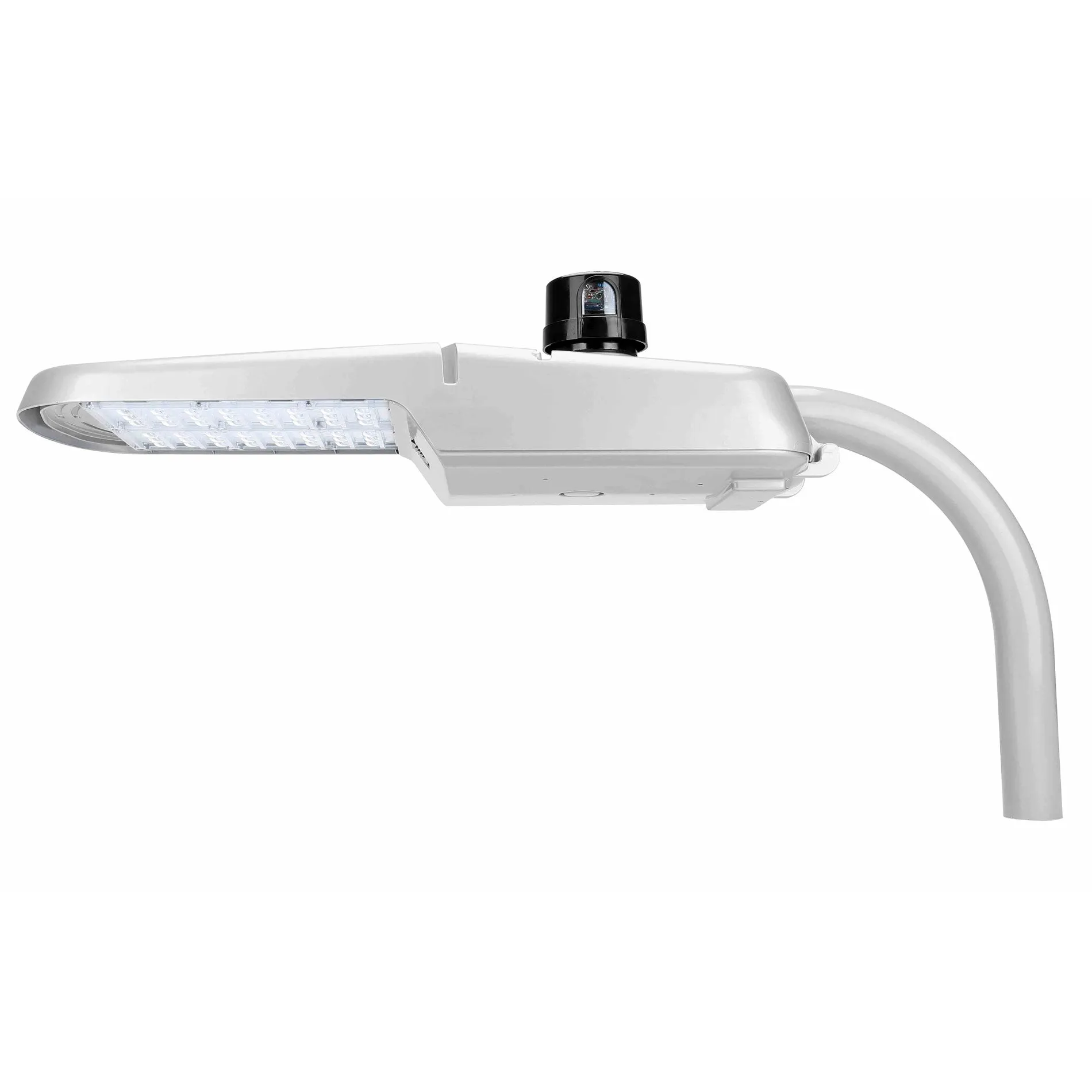 Roadway Luminaire 100 Watt Type III Photometry Silver Gray LED Light