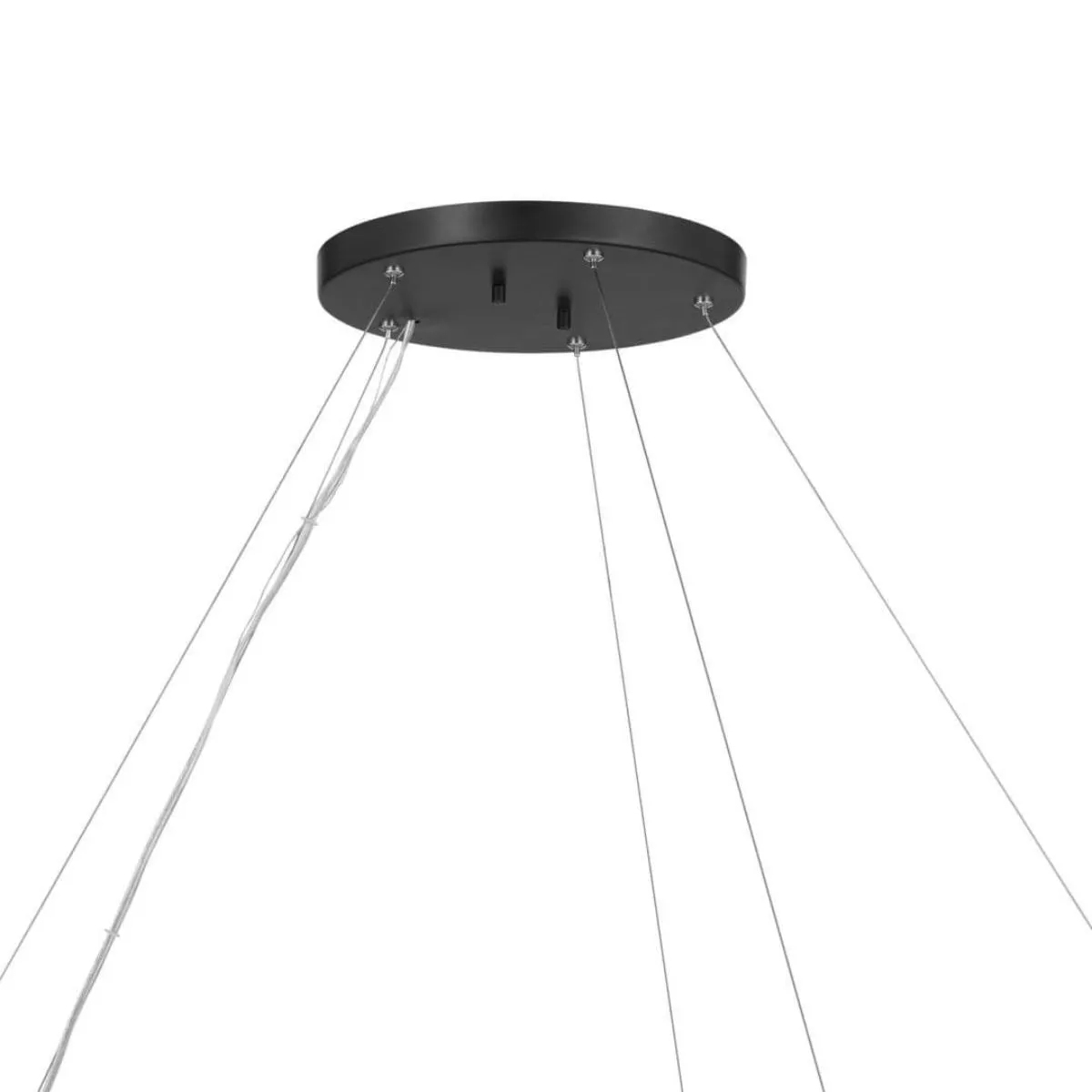 Rosalind 50 in. 10 Lights Chandelier Black finish