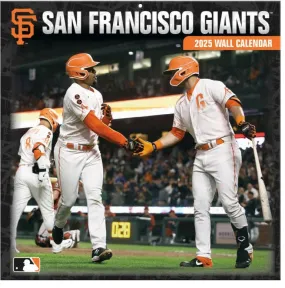 San Francisco Giants 2025 12x12 Team Wall Calendar