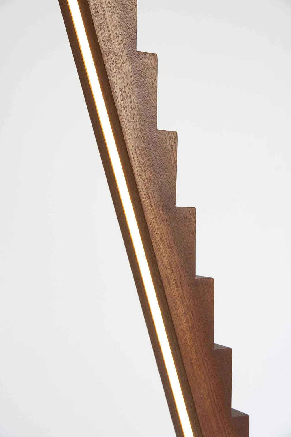 Sapele Stepped LED Line Light