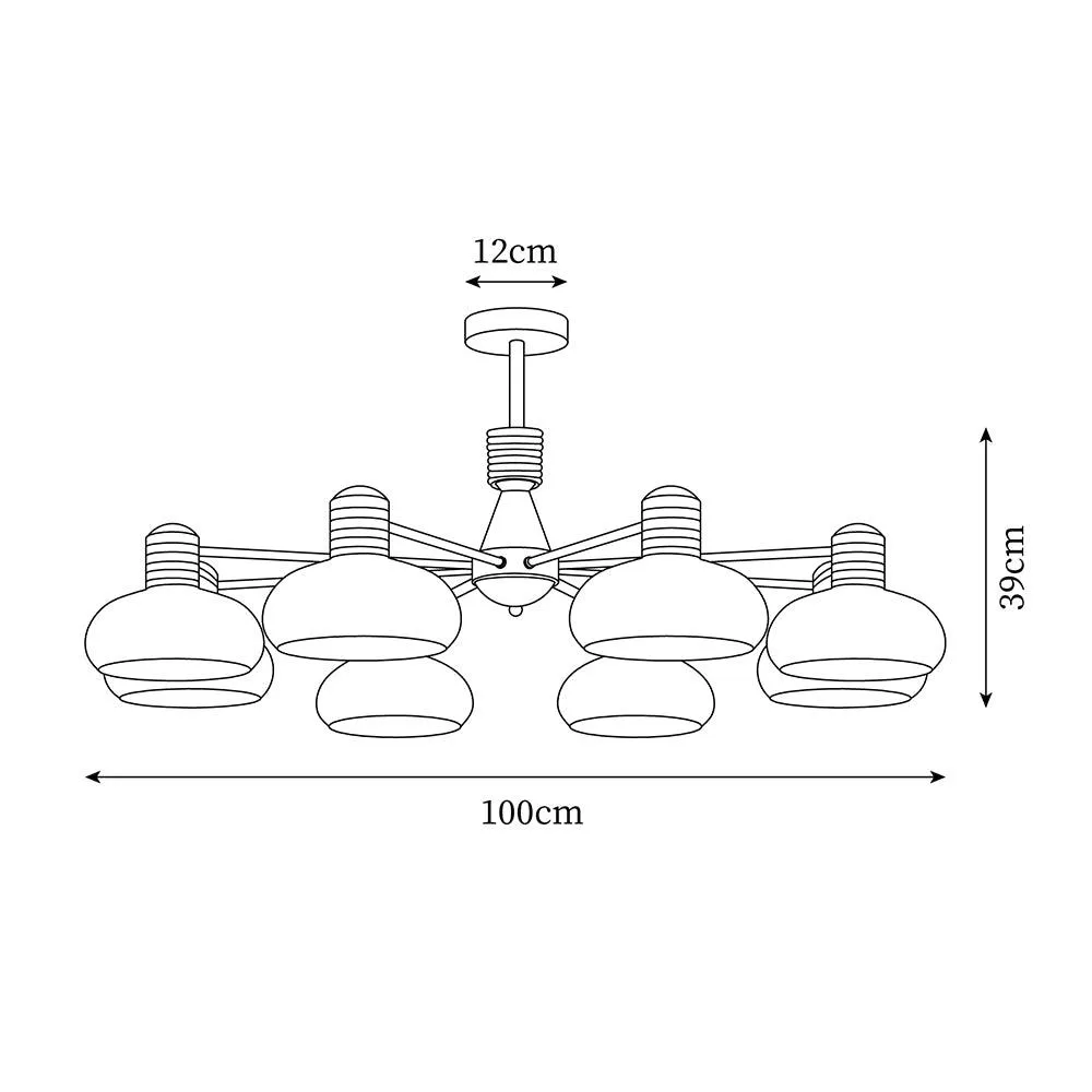 Savie Persimmon Chandelier