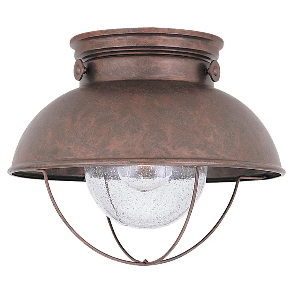 Sebring 1-Light Outdoor Ceiling Flush Mount