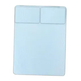 SECRET DESIRE Cooling Mattress Pad Soft Sleeping Mat Cool Mat Cooling Fitted Sheets Blue 1.8mx2.0m