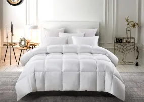 Serta Light Warmth White Down Fiber Comforter