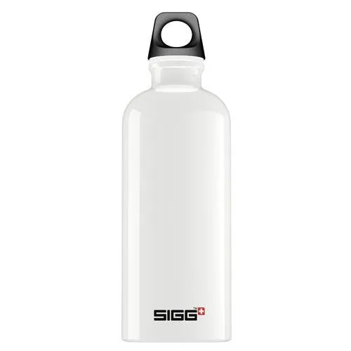 Sigg Water Bottle - Traveller - White - Case Of 6 - .6 Liter