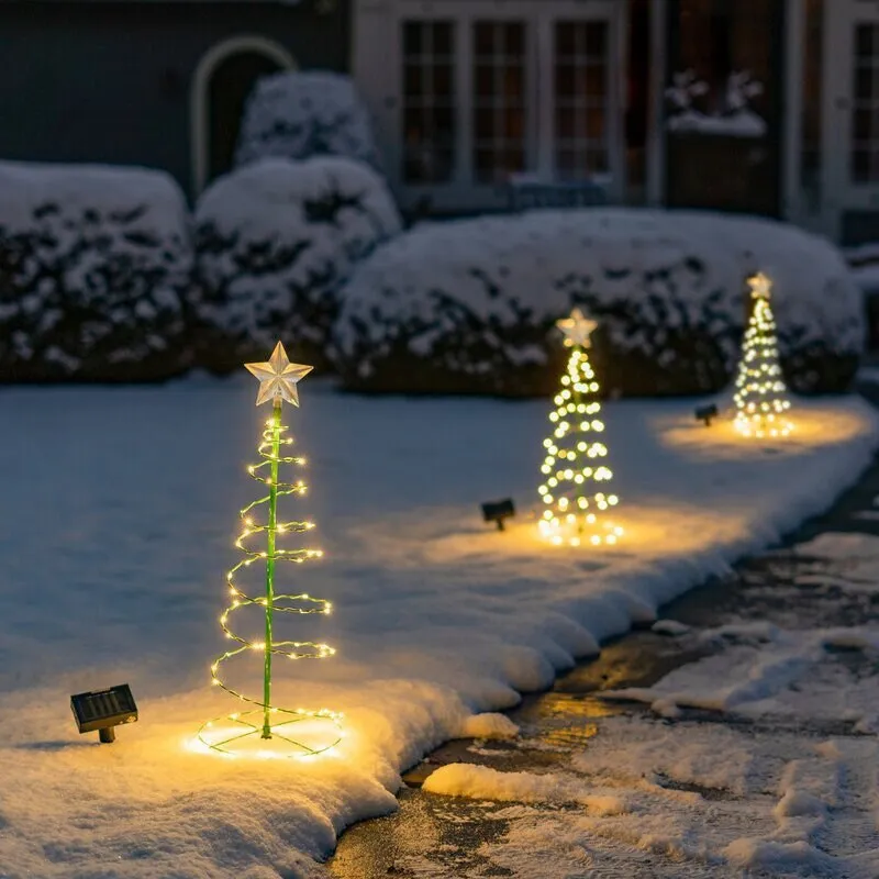 Solar Garden Led Christmas Tree Light