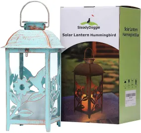 Solar Lantern Waterproof - Decorative X Pattern Hanging Patio Lights