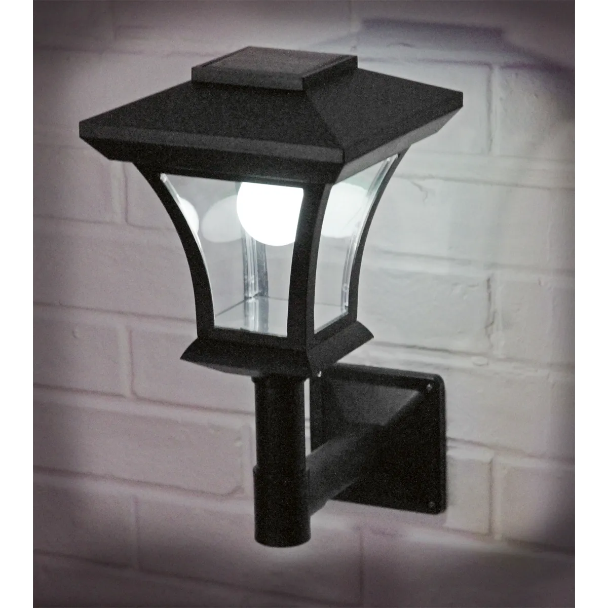 Solar Powered LED Garden Lamp Wall Mounting