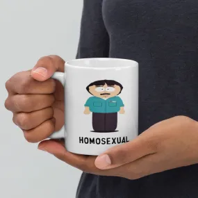 southpark randy marsh homosexual ,handmade southpark mug,southpark gifts,marsh  mug,90s coffee mug,ceramic mug gifts