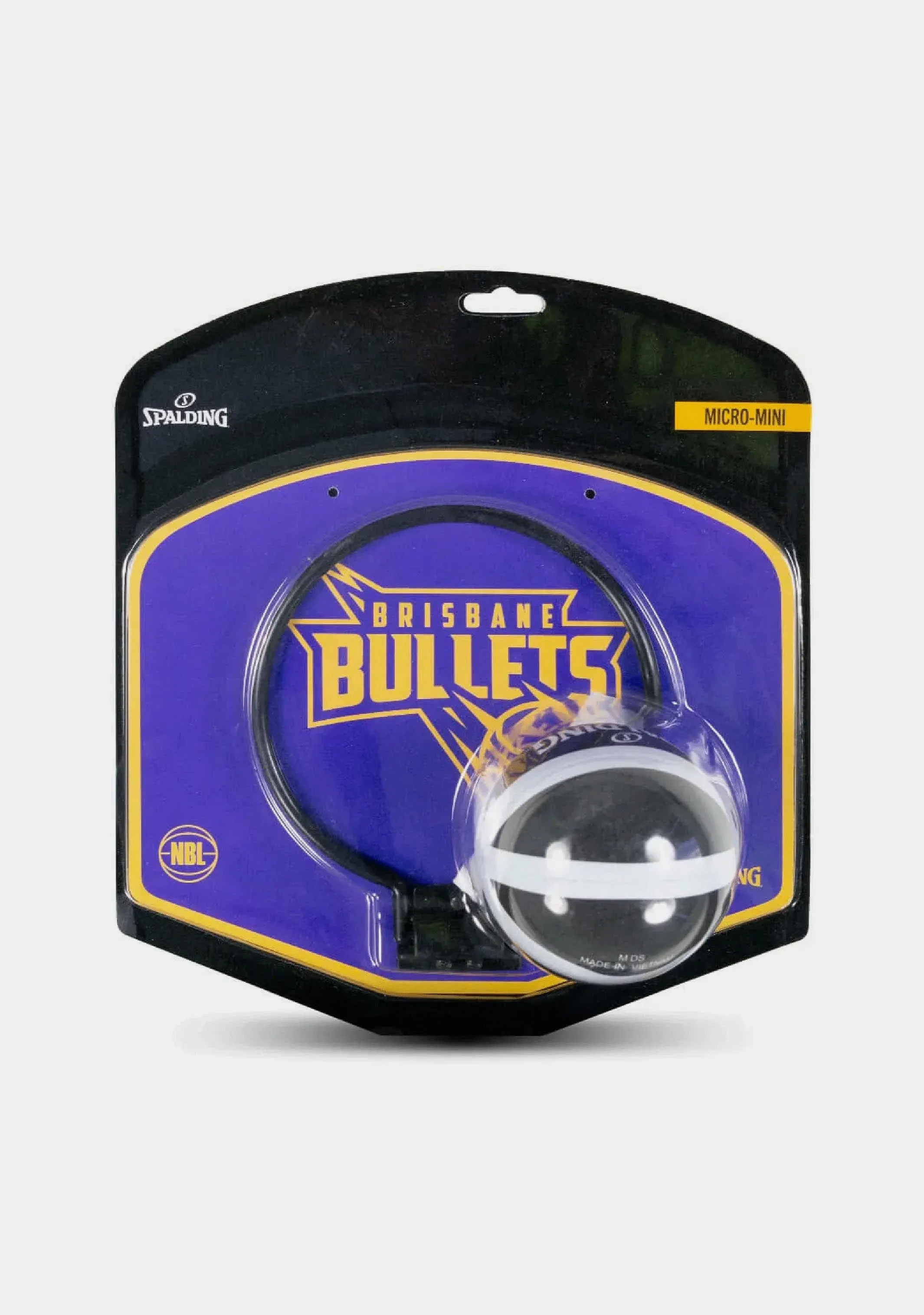 Spalding NBL Team Micro Mini Brisbane Bullets Backboard