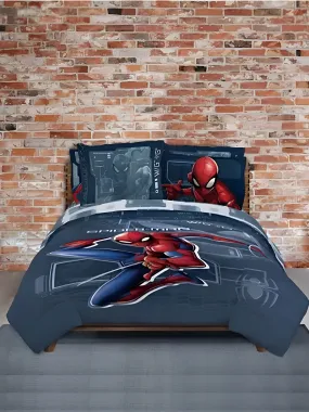 Spiderman Deluxe Bedding Bundle Set, 6-Piece Twin Sized