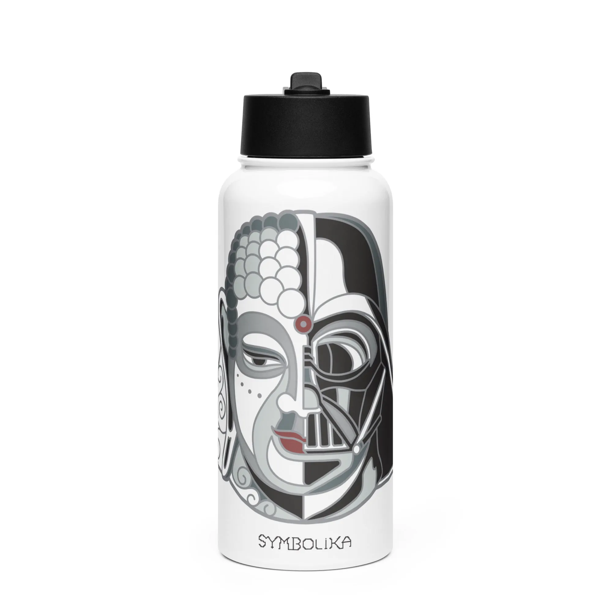 Stainless steel water bottle - DarthBuddha