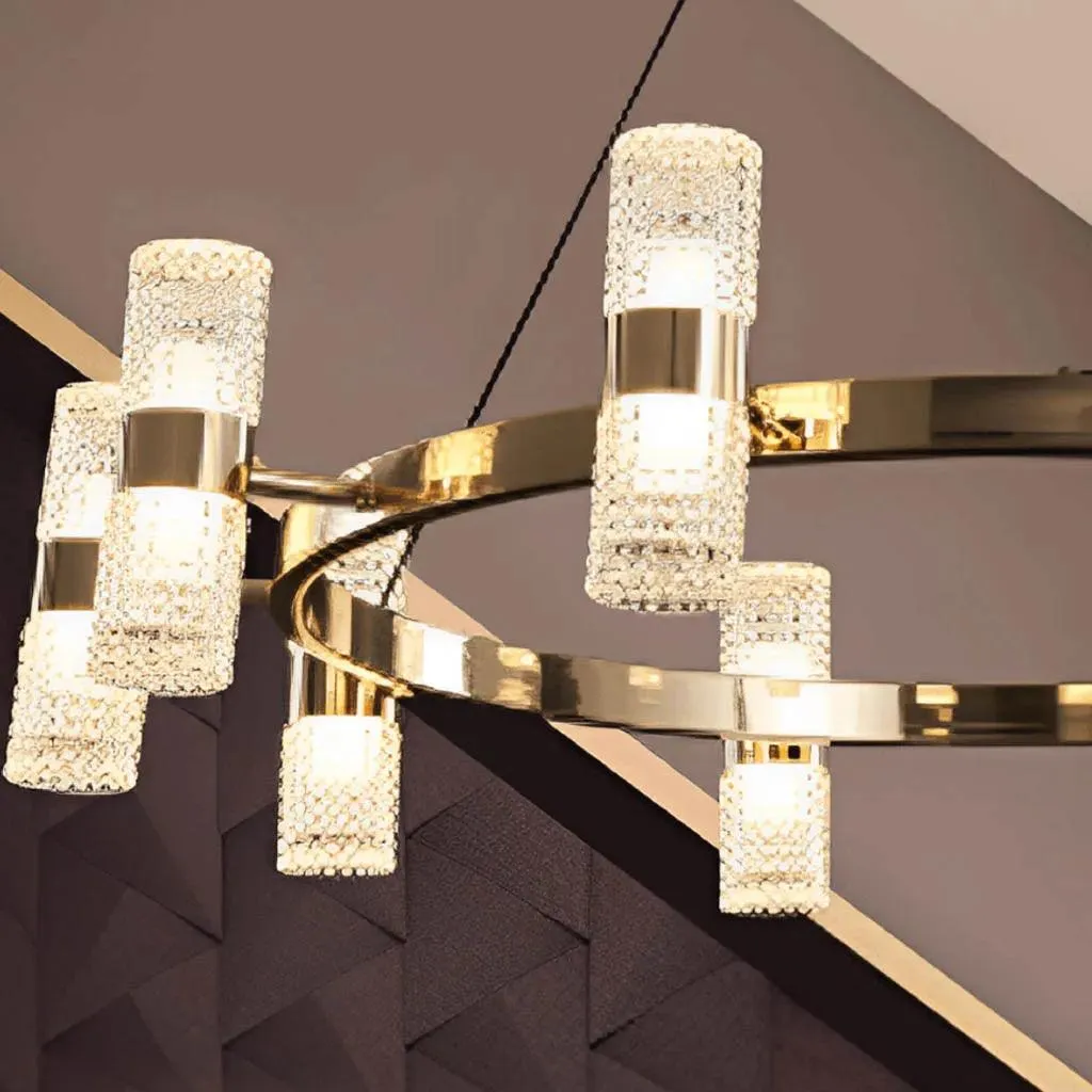 Stellar Spark Living Room Luxe Chandelier (P0715-10A)