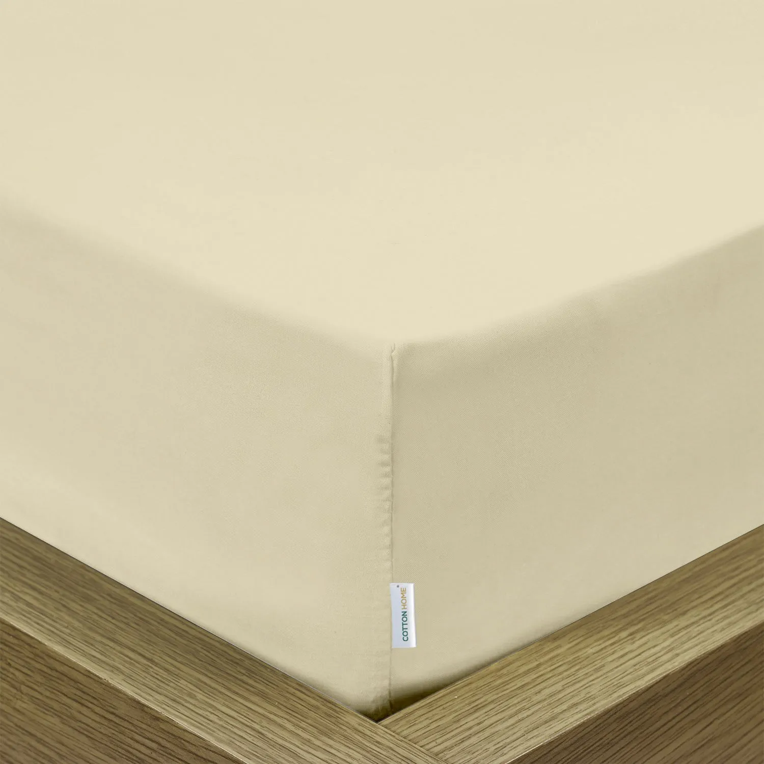 Super Soft Fitted sheet 90x200 20 CM - Beige