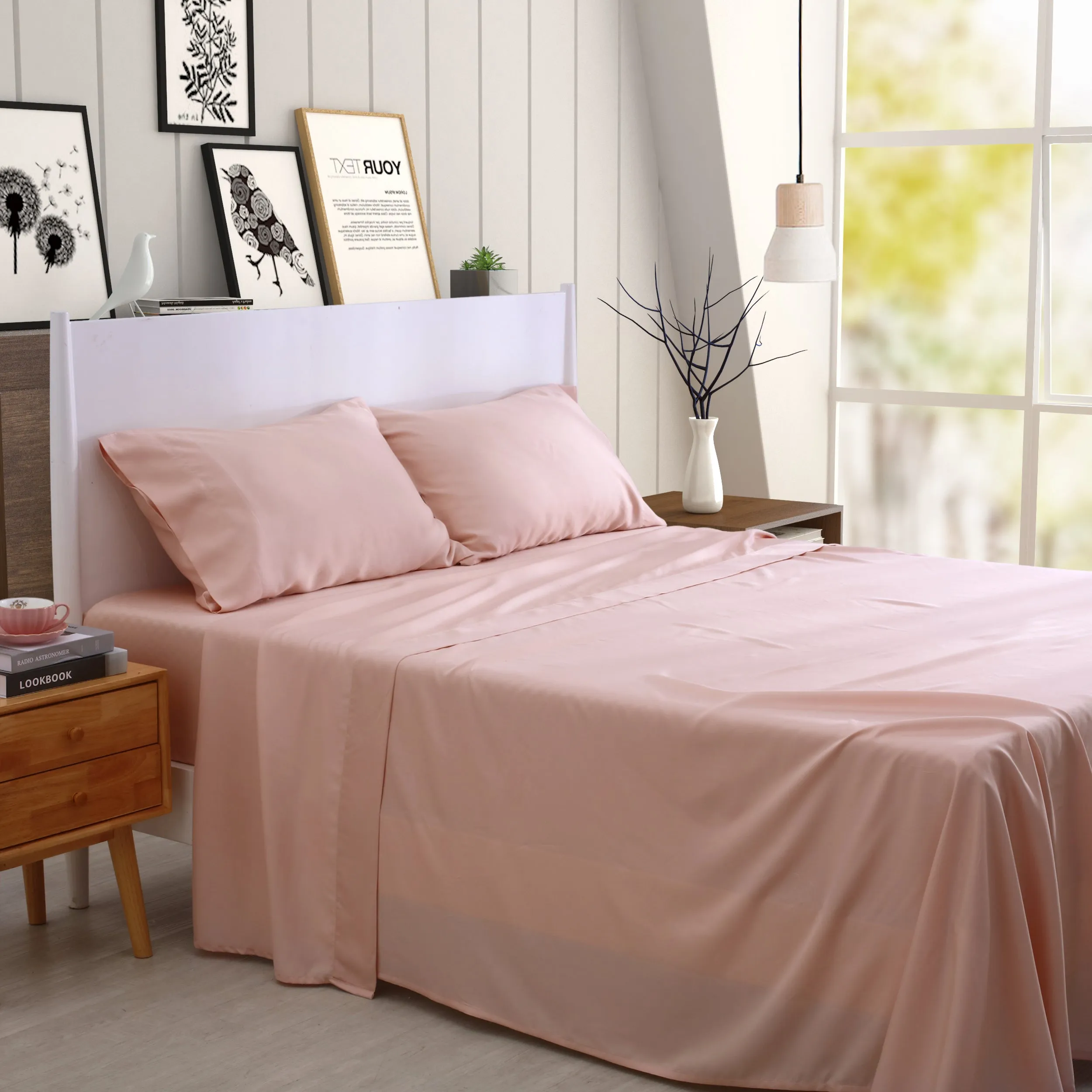 Tencel®Eco Touch Blush Sheet Set by Bambi