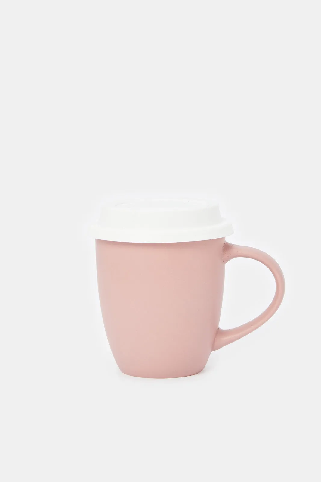 Terracotta Mug Set With Silicone Lid (2 Piece)