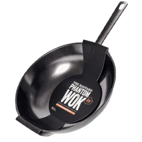 The Bastard BB619 Carbon Steel Phantom 13-Inch Wok with Handle