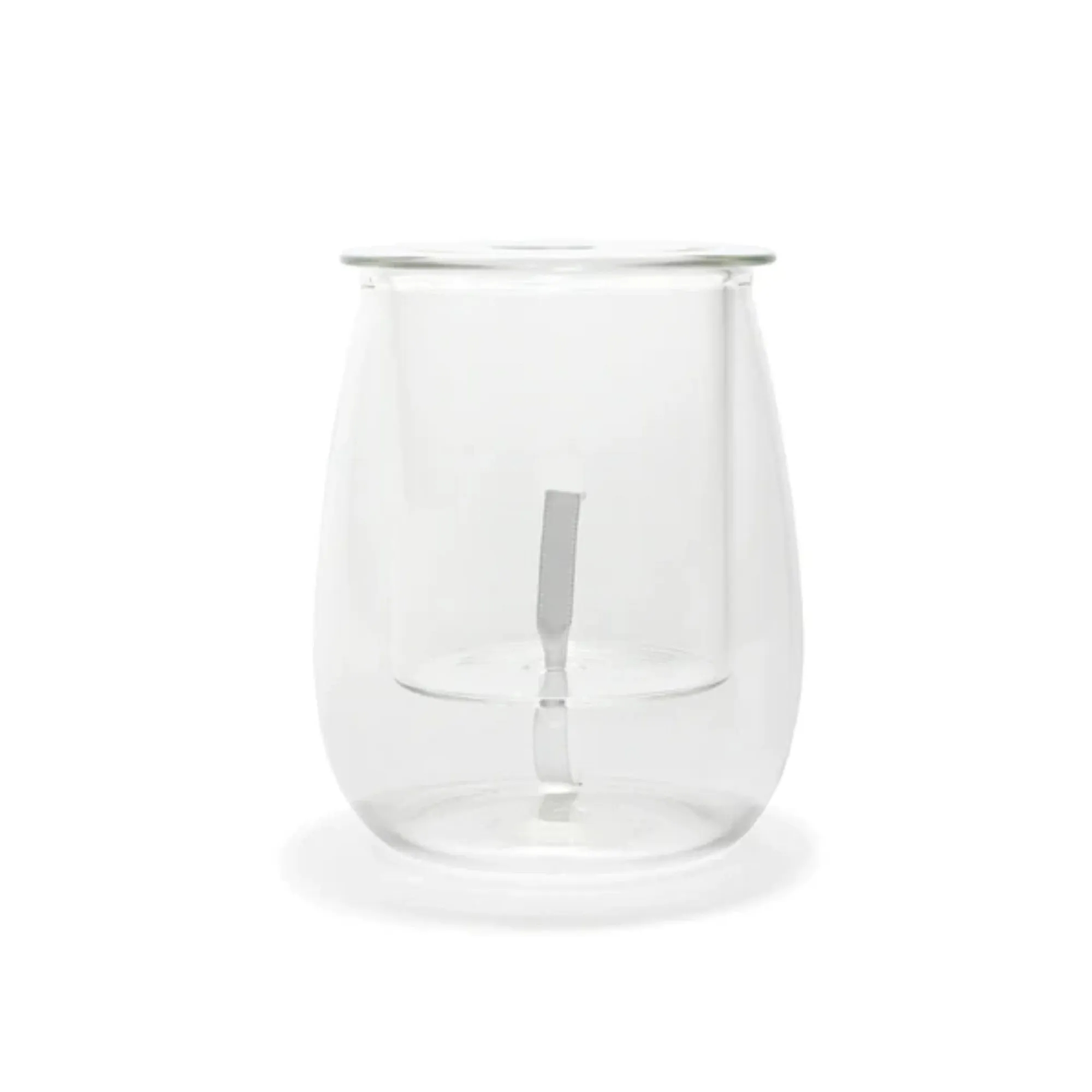 The Compact Mini Self-watering Glass Pot 8.5cmx10cm