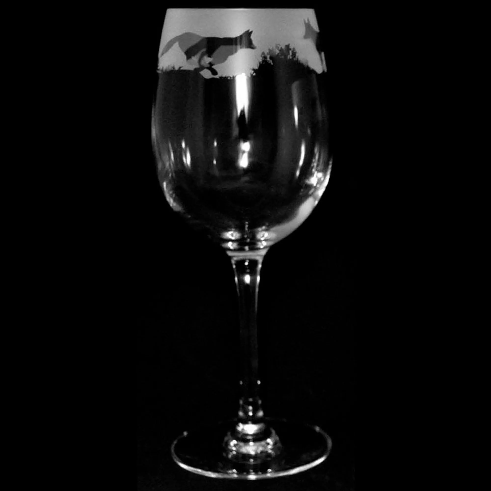 The Milford Collection Fox Wine Glass