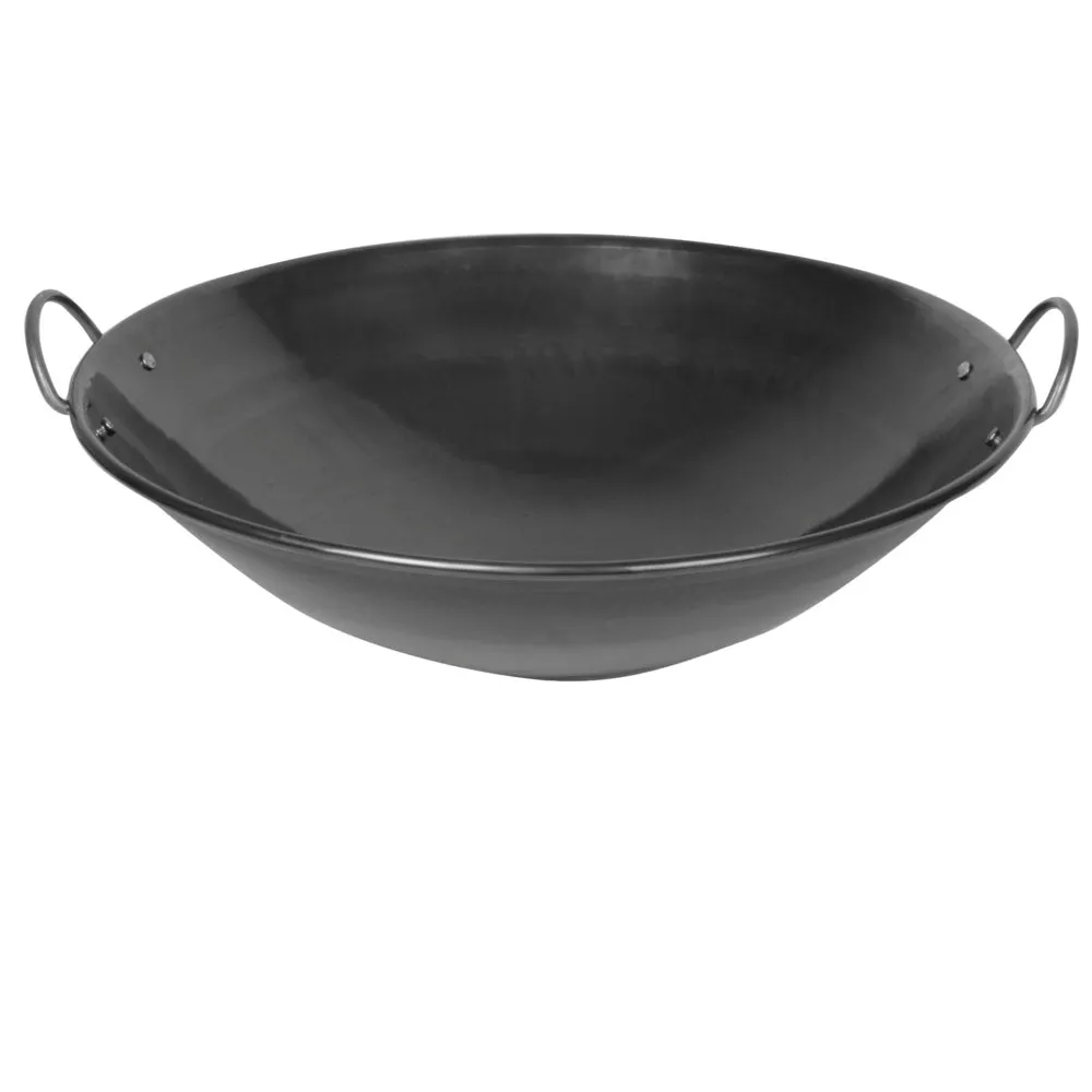 Thunder Group IRWC005 Steel 28-3/4" Curved Rim Wok