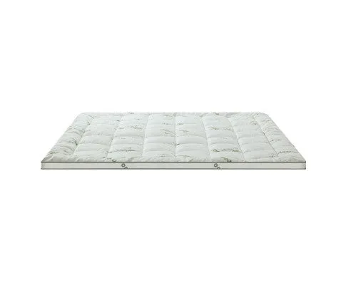 Topper Mattress Toppers Bamboo Fabric Fibre Bed Pad Protector